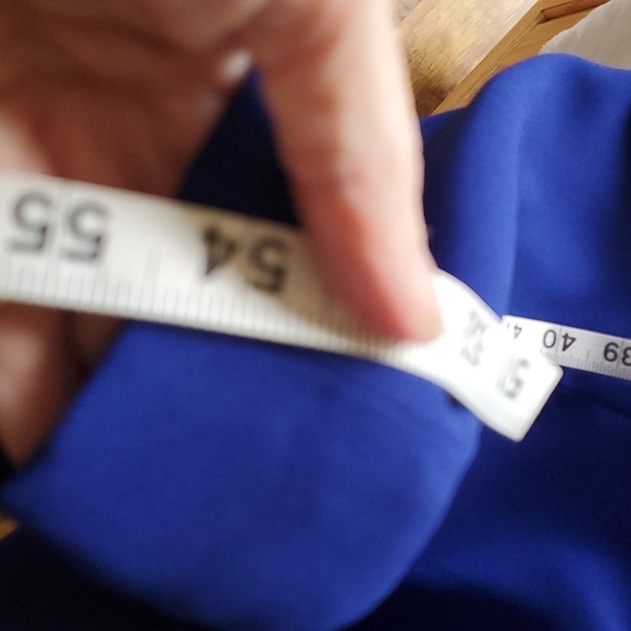 Rimini by Shaw Embellished 2 pc. Sleeveless Maxi Event Blue Sz. 6 Dress w Jacket - Picture 3 of 16